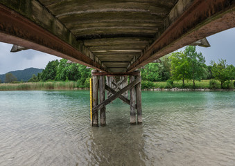 The mountain lake Tegernsee in Bavaria, Germany