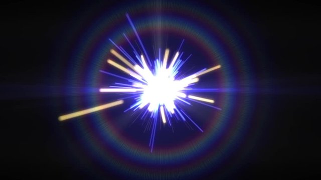 エネルギーチャージ　Y軸回転 青
