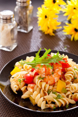 fusilli with shrimp