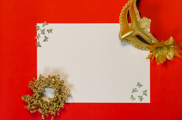 New Year Resolution Aspirations Passion Motivation Concept To Do List With Gold Decoration