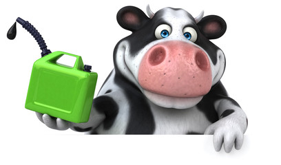 Fun cow - 3D Illustration