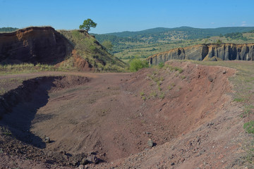 Volcanic Crater in Racos village