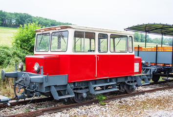 Obraz premium Ancienne draisine. Martel. Lot. Occitanie