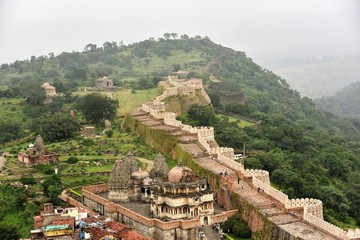 Fototapeta na wymiar Kumbhalgarh fort, Rajasthan