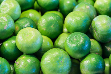 Lime Citrus Fruits In  Market