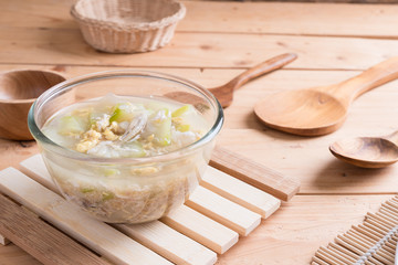 Thai Spicy Mixed Vegetable Soup with Prawns
