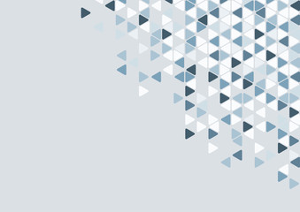 abstract blue triangle pattern background wallpaper, for presentation and report, smart modern and beautiful.