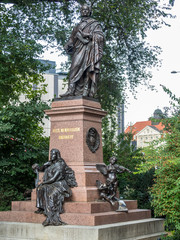 Statue von Felix Mendelsohn Bartholdy