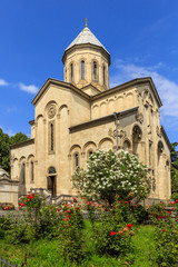 Fototapeta na wymiar Kashveti church in Tbilisi