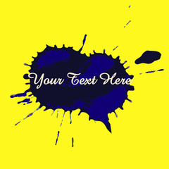 Abstract Grunge Paint Drops