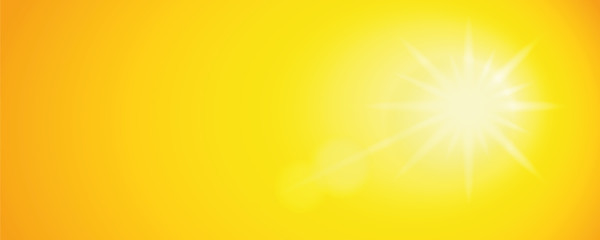 Fototapeta premium strahlender sonnenschein gelb