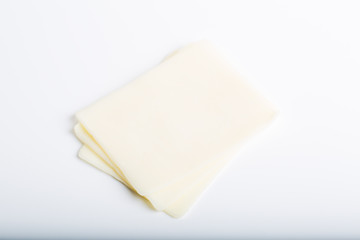 White cheese slices