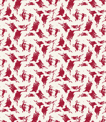 abstract seamless geometric grid vector pattern design