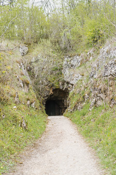 Grottes du Cerdon, entré