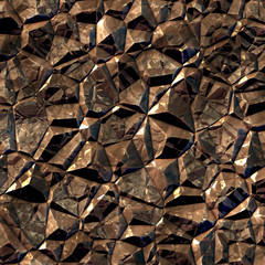 3d illustration - abstrakt fels 