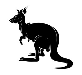Kangaroo Silhouette