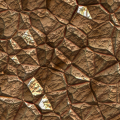 3d illustratiuon - abstrakt stein hintergrund fels