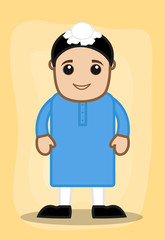 Cute Kid Cartoon Sardar