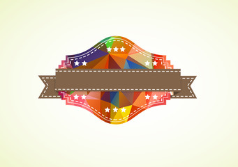 Vintage Business Label Banner Vector