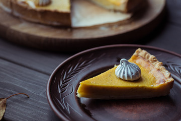 piece of pumpkin pie