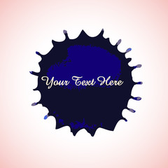 Retro Grunge Paint Splash