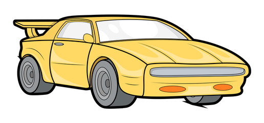 Moder Car Vector Illustration clip-art