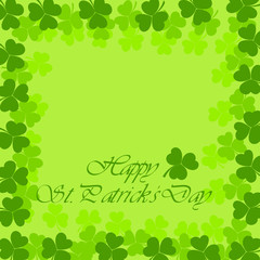 Clover Leaves Patrick's Da Background