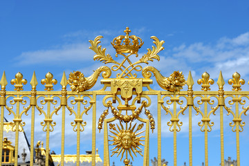 Main gate of versailles. Paris, France
