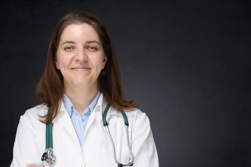 Smiling doctor