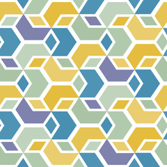 Obraz na płótnie Canvas Seamless pattern of geometric shapes
