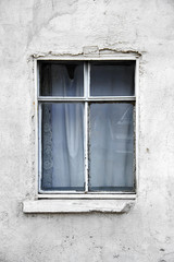 An Old Window In A Village