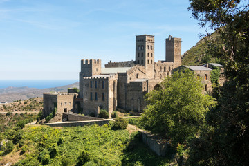 Fototapeta premium Old Monastery called Sant Pere de Rodes, Catalonia, Spain.
