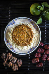 traditional chinese festive mooncake pastry dessert