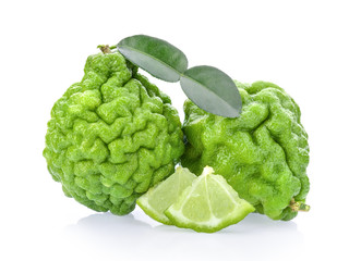 bergamot on white background