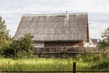 Abandoned vintage village house from Russia.