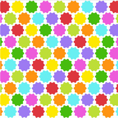 Colorful Holiday Pattern Background