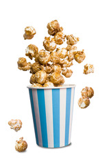 Popcorn with caramel taste