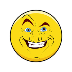 Laughing Face Smiley Vector