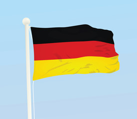 Germany national flag. vector illustration