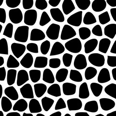 giraffe skin. Cow seamless pattern