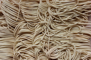 Texture de pâtes chinoises