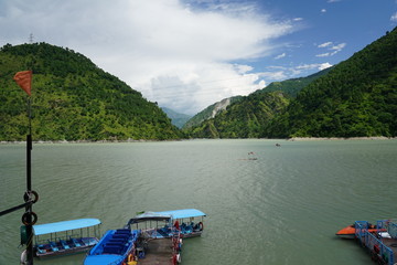 Naklejka premium lake
