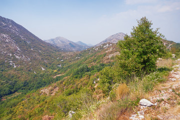 Mountain  landscape. Sitnica region, Montenegro