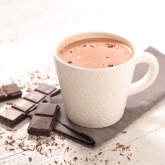 hot chocolate in mug