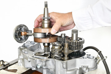 バイクエンジンの整備