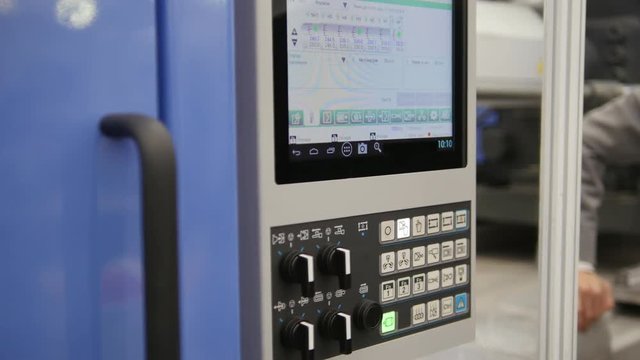 LCS panel - monitoring pressure in energy systems on ndustrial manufacture factory