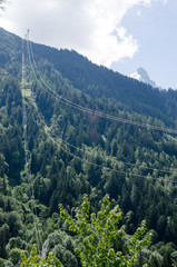The Mont Blanc cable car
