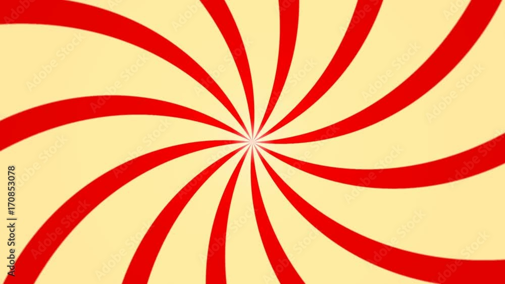 Poster abstract background with animation of sun beams. retro radial background. 3d rendering seamless loop