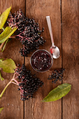 Elderberry fruit jam