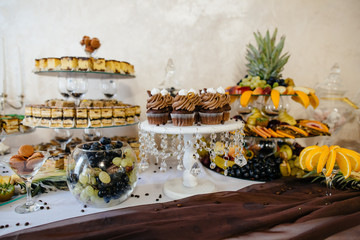 Delicious wedding desserts